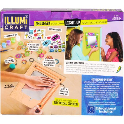 Educational Insights IllumiCraft  Light-Up! Wall Mirror   562726569